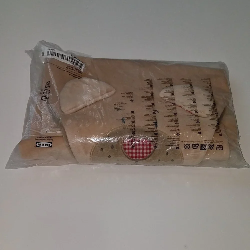 IKEA Fabler (NEW) Changing Mat (PREOWNED) Teddy Bear Lovey Plush Heart Baby Lot